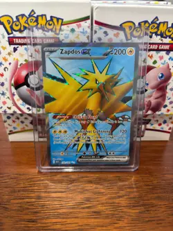 Pokemon TCG Zapdos ex Scarlet & Violet-151 192/165 Holo Ultra Rare - Image 1