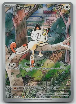Meowth 106/094 - IR - Phantasmal Flames PFL Mega Evolution - Pokemon NM/M - Image 1