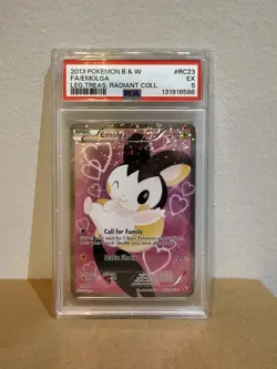 Emolga RC23/RC25 2013 Pokemon Legendary Treasures Radiant Collection PSA 5 - Image 1