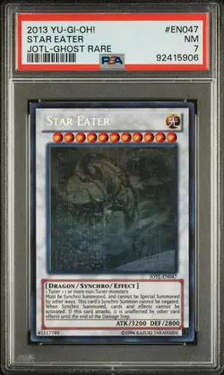 Star Eater - JOTL-EN047 - Ghost Rare Unlimited - PSA 7 - yugioh TCG - Image 1