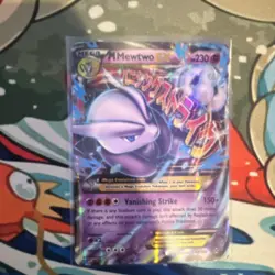 Pokemon TCG M Mewtwo EX 63/162 BREAKthrough Ultra Rare Holo Mega 230HP - Image 1