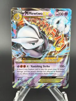 M Mewtwo EX 63/162 Ultra Rare Pokemon TCG BREAKthrough LP - Image 1