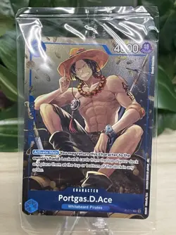 Portgas.D.Ace P-074 OP13 One Piece TCG TS-02 Tin Promo New & Sealed - Image 1