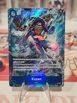 One Piece Is Real Kuzan OP12-043 R Alt Art Foil NM Pack Fresh - Image 2