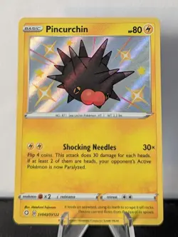 Pincurchin Shining Fates: Shiny Vault #SV043/SV122 Pokemon Card TCG - Image 1