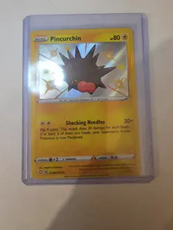 Pincurchin SV043/SV122 Pokemon TCG Shining Fates Shiny Vault Holo NM - Image 3