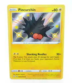 Pincurchin SV043/SV122 Rare Shiny Shining Fates 2021 - Pokemon Card TCG (NM) - Image 1