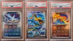 PSA 10 Articuno Zapdos Moltres Master Ball Holo SAR SEQ set Pokemon 151 sv2a - Image 1