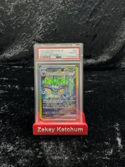 2024 POKEMON JPN SV8A-TERASTAL FEST EX SPECIAL ART RARE #205 VAPOREON EX PSA 10 - Image 1