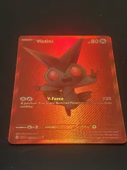 Pokemon TCG Red Victini Card 172/086 Mint Condition, Black Bolt, White Flare - Image 1