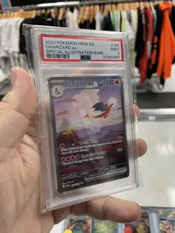 PSA 9 Mint Charizard ex 199/165 Sv: Scarlet & Violet 151 Pokemon TCG CARD - Image 1