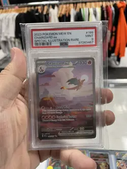 PSA 9 Mint Charizard ex 199/165 Sv: Scarlet & Violet 151 Pokemon TCG CARD - Image 3