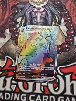 Morpeko VMAX Rainbow Secret Rare 204/202 Sword & Shield Pokemon TCG NM - Image 1