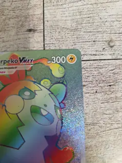 Pokemon TCG Morpeko VMAX 204/202 Rainbow Secret Rare Sword & Shield - Image 2