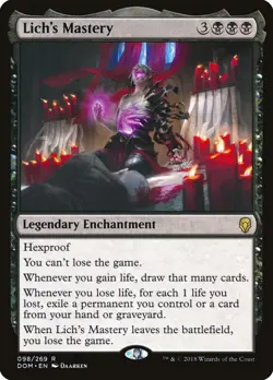 Lich's Mastery Mtg Magic English - Image 1
