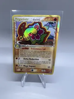 Pokemon TCG Meganium 4/101 Holo Stamped EX Ruby & Sapphire Dragon Frontiers HP - Image 1