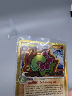 Pokemon TCG Meganium 4/101 Holo Stamped EX Ruby & Sapphire Dragon Frontiers HP - Image 3