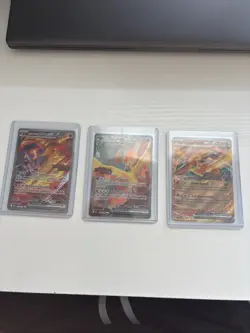 🔥Team Rocket’s Moltres EX RARE Promo Lot 229/182 208/182 031/182 Pokemon🔥 - Image 1