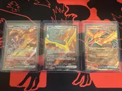 🔥Team Rocket’s Moltres EX RARE Promo Lot 229/182 208/182 031/182 Pokemon🔥 - Image 1