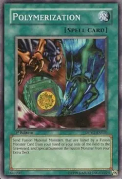 Yugioh! HP Polymerization - DPYG-EN020 - Super Rare - 1st Edition Heavily Played - Image 1