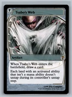 Magic The Gathering Mystery Booster 2 Tsabo's Web (Future Sight) #143 MTG TCG - Image 1