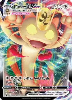 Meowth VMAX (SWSH005) [Sword & Shield: Black Star Promos] - Image 1