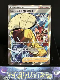 Pokemon Card Rapid Strike Style Mustard TG27/TG30 Brilliant Stars Near Mint - Image 1