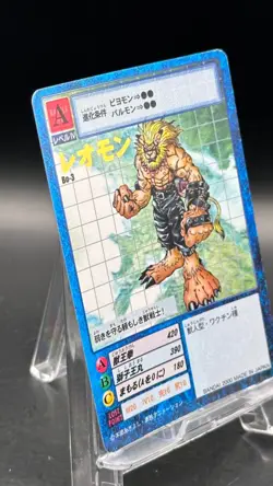 Leomon Digimon Card Game 2000 Bandai Foil Stamping Japanese Bo-3 - Image 3