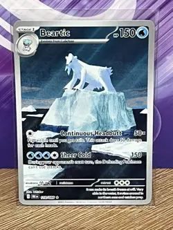 Beartic 110/086 Black Bolt BLK EN Full Art Pokemon Card Illustration Rare - Image 1
