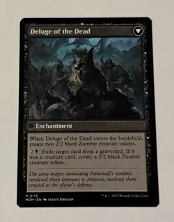 MTG Invasion of Innistrad Deluge of the Dead - March Of The Machine NM - Image 2