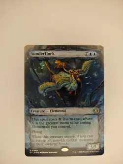 Sunderflock, MTG, Lorwyn Eclipsed, Extended Art, 0309 - Image 1
