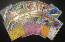 Japanese Shiny Treasures ex Shiny Rare Card Lot - 10 Cards Total Pokemon TCG NM - Image 1