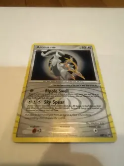 Pokemon TCG Arceus Lv.100 AR5 Platinum Holo Rare Card NM Condition - Image 1