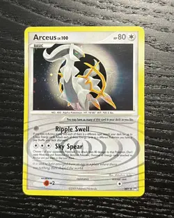 Arceus lv.100 AR5 Holo Platinum Arceus Pokemon Card NEAR MINT - Image 1