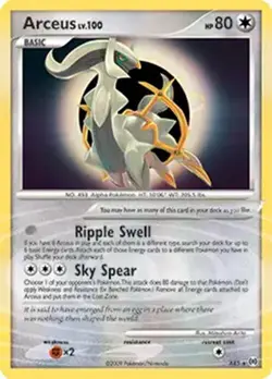 Arceus - AR5 - Pokemon Arceus Holo Card NM - Image 1