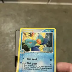 Marshtomp 24/100 EX Crystal Guardians Reverse Holo Foil Stamped Pokemon Card - Image 4