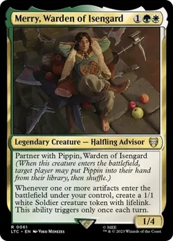 MTG - Merry, Warden of Isengard - Lord of the Rings - Magic the Gathering - Image 1