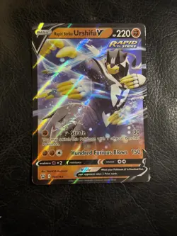 Rapid Strike Urshifu V 087/163 Battle Styles Ultra Rare Holo Pokemon Card * New - Image 1