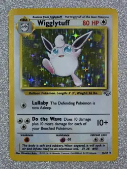 WIGGLYTUFF - Jungle, Holo Rare, Unlimited, WOTC, No. 16/64⍣ (Pokemon TCG, 1999) - Image 1