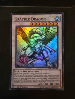 Yugioh Graydle Dragon DOCS-EN048 Super Rare 1st Edition Near Mint - Image 1