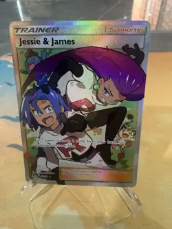 Pokemon TCG - Jessie And James 68/68 Full Art Hidden Fates - Mint + - Image 1