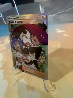 Pokemon TCG - Jessie And James 68/68 Full Art Hidden Fates - Mint + - Image 2