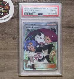 ✅ Pokemon TCG - Jessie and James Full Art 68/68 Hidden Fates - PSA 10 ✅ - Image 1