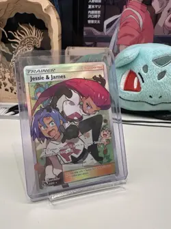 Pokemon TCG Jessie and James Full Art Card 68/68 Hidden Fates Mint Condition - Image 1