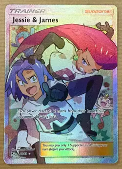 Pokemon TCG - Jessie and James Full Art 68/68 Hidden Fates - Near Mint/Mint - Image 1