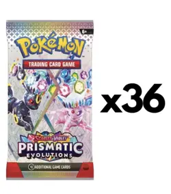 Pokemon Prismatic Evolutions Lot of 36 Booster Packs New Factory Sealed - Image 1