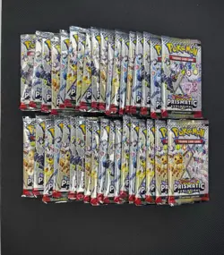 Pokemon TCG Prismatic Evolutions Booster Pack Lot Of (36) FACTORY SEALED PACKS - Image 1