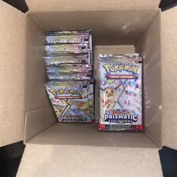 Pokemon TCG Prismatic Evolutions Booster Pack Lot Of (36) FACTORY SEALED PACKS - Image 1