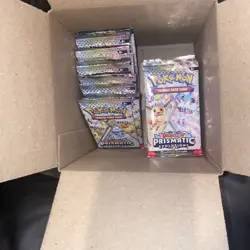 Pokemon TCG Prismatic Evolutions Booster Pack Lot Of (36) FACTORY SEALED PACKS - Image 2