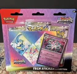 Pokemon TCG Prismatic Evolutions Tech Sticker Collection Sylveon - Image 1